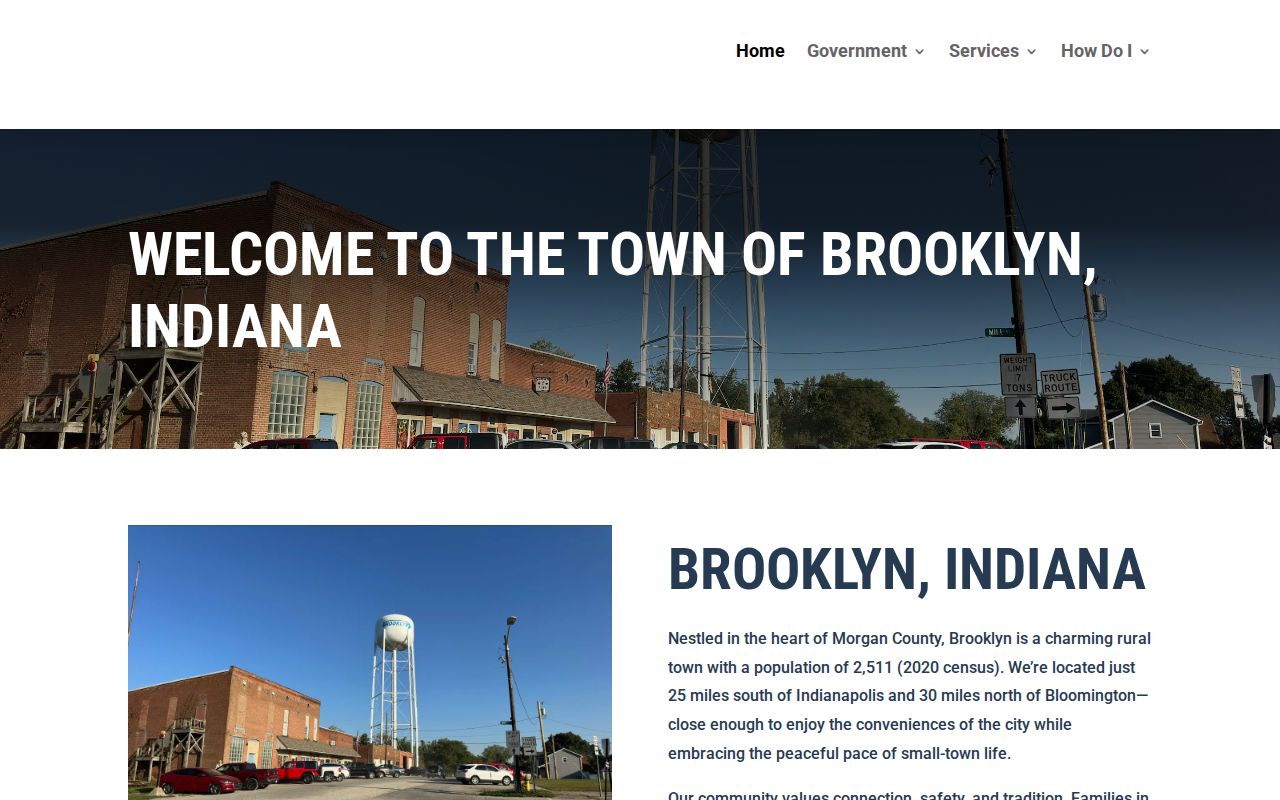 Official Town of Brooklyn home page