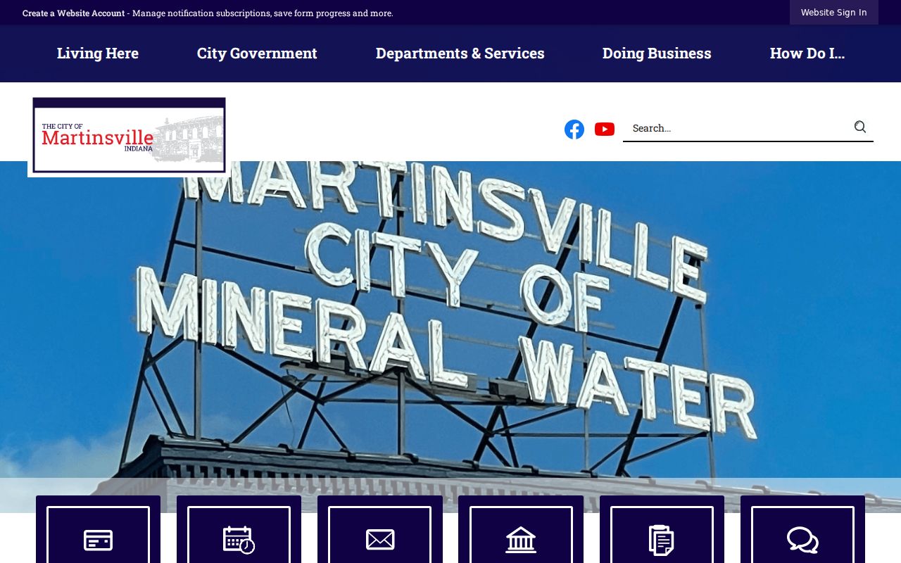 Official City of Martinsville home page