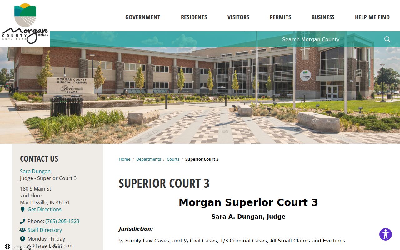 Morgan County civil docket Superior Court 3 information