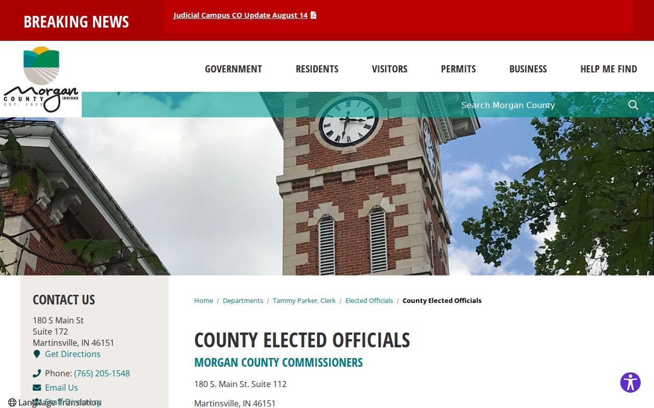 Morgan County court records clerk duties