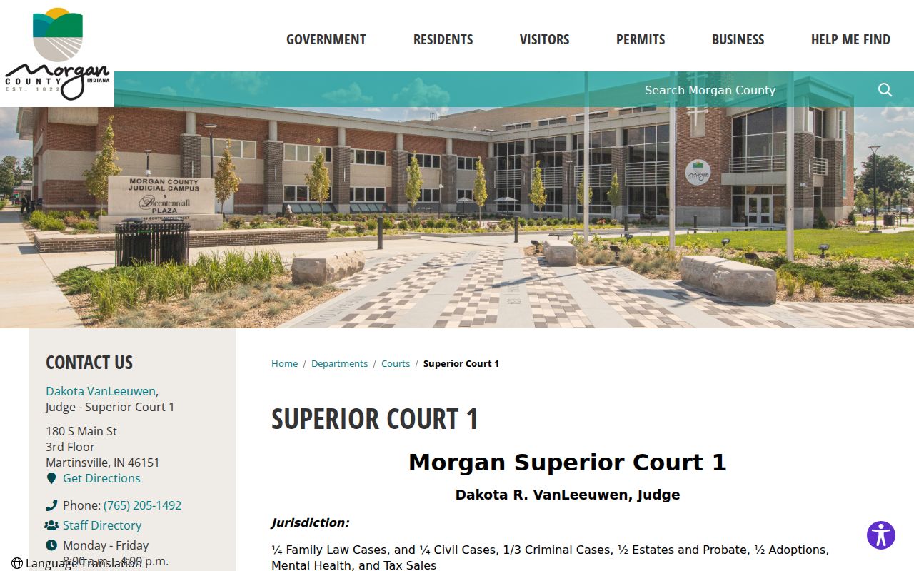 Morgan County criminal docket Superior Court 1 information
