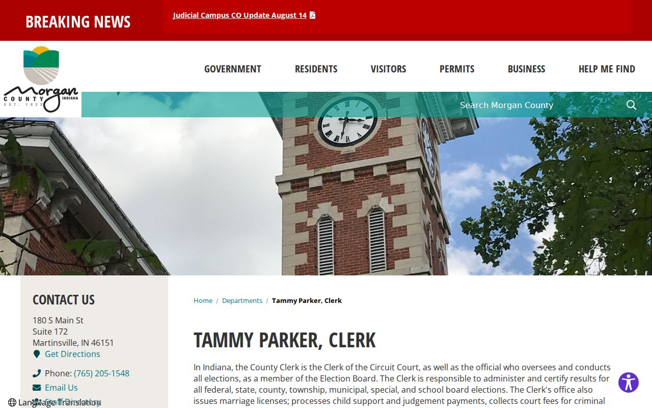 Morgan County court docket Clerk department