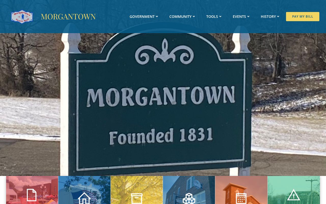 Official Morgantown town portal